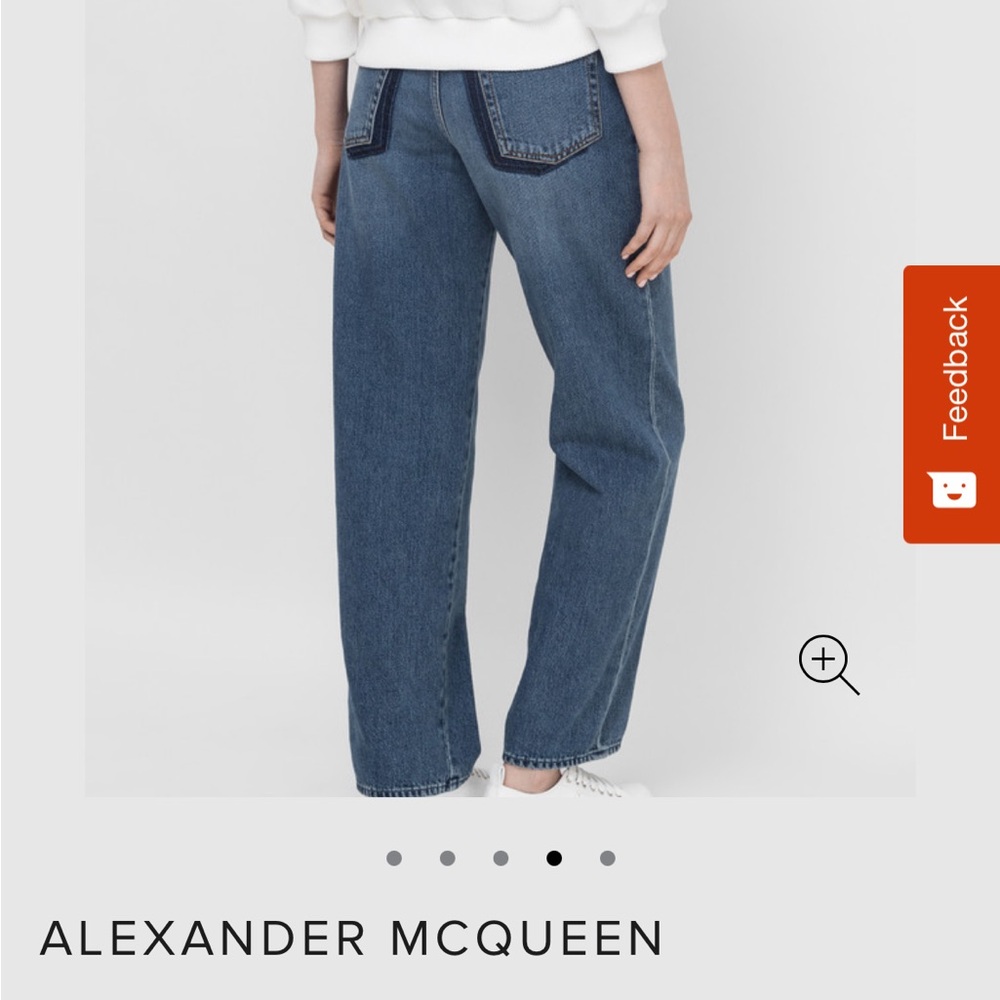 Alexander McQueen Boyfriend Denim RUNS LARGE